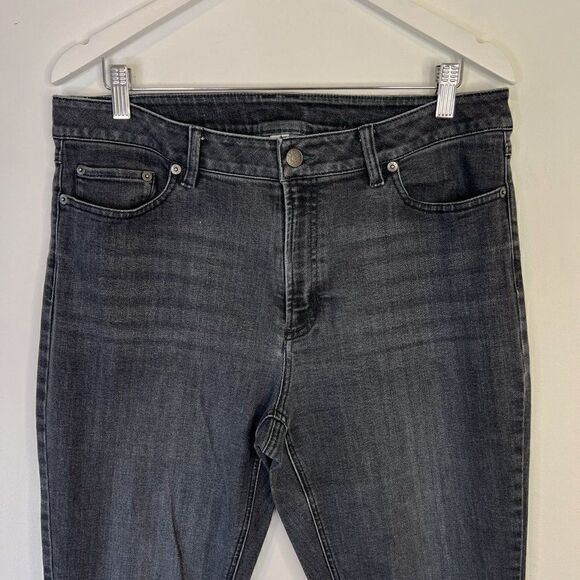 L.L. Bean Washed Black BeanFlex Skinny Leg Jeans - Picture 3 of 7